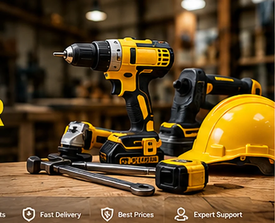 AI-generated product and industrial tools visual