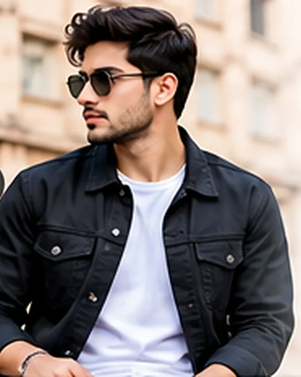 Men's layered outfit