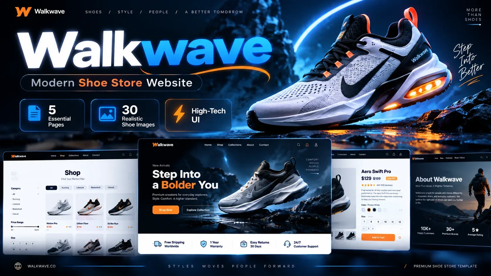 Walkwave Professional Shoe Store Site cover